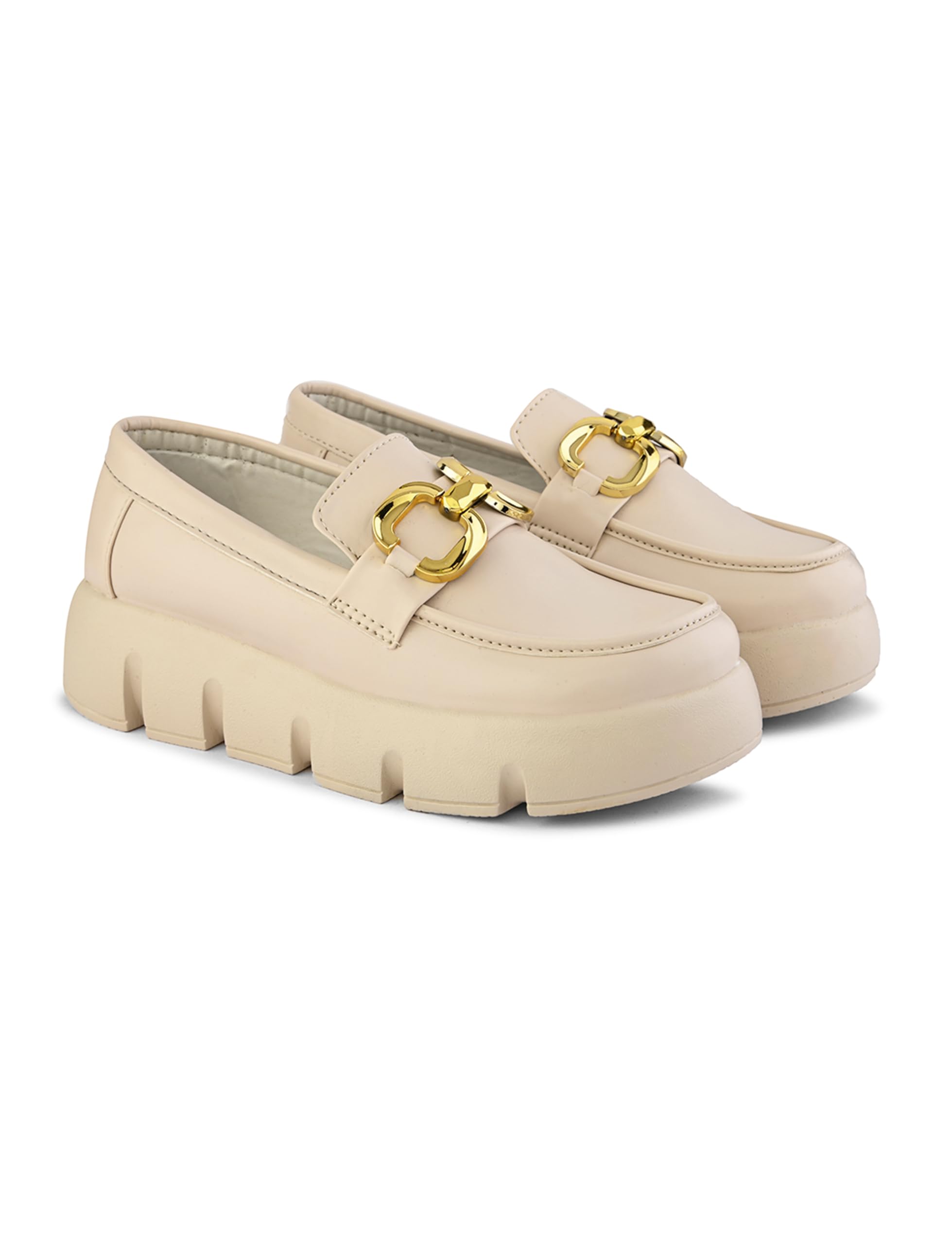 Womens Stormlace Comfortable Slip On Formal Loafer | Stylish Fashion Moccasins Range | Cushioned Footbed Finish | Flexible | Style & All-Purpose | Formal Office Wear Shoe