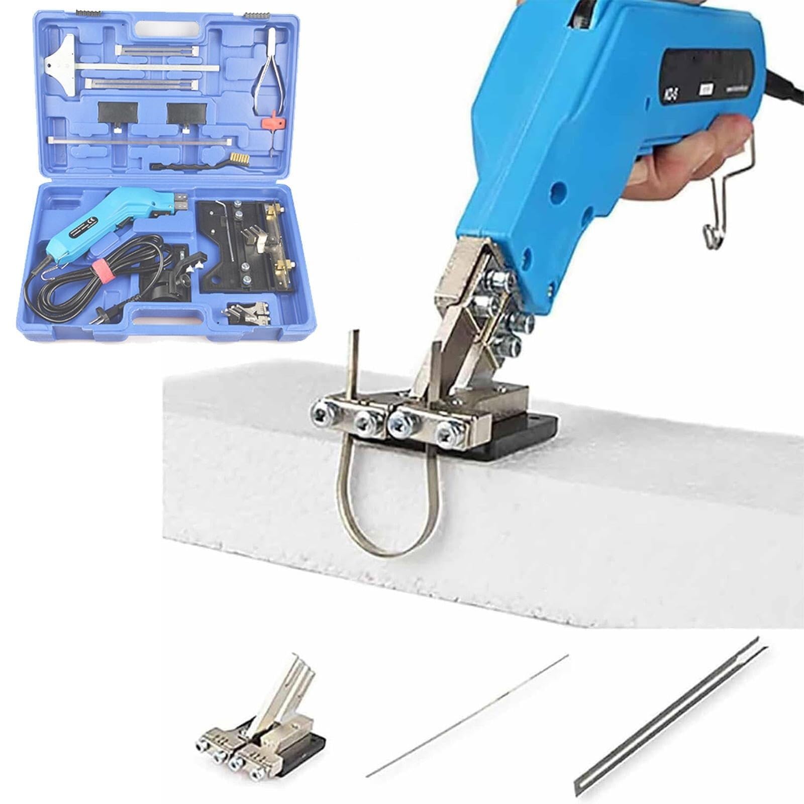 FHRKA Hot Knife Foam Tool, 150W Hot Knife Tool,with 16-Position Temperature Adjustment,for Styrofoam, Sponge, Cloth