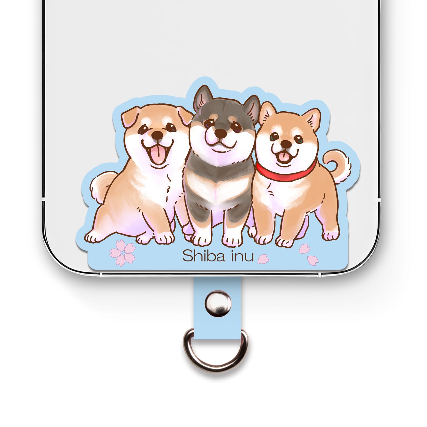 Amazon.co.jp: 柴犬 【笑顔が楽しく可愛いわんこイラスト】 スマホ 