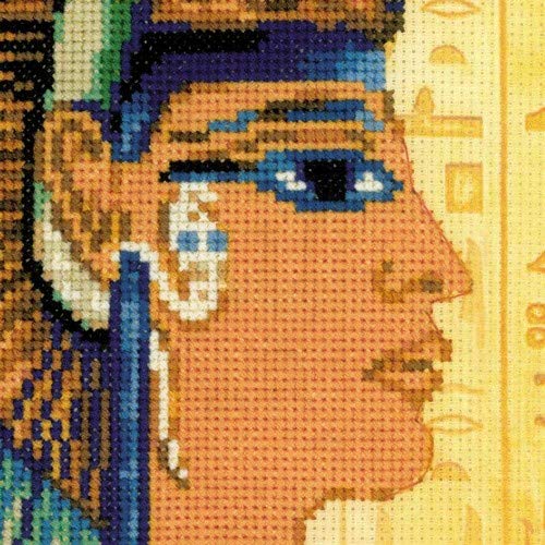 RIOLIS Cross Stitch Kit - PT-0046 - Cleopatra, Multi-color, 30cm x 40cm - Image 4