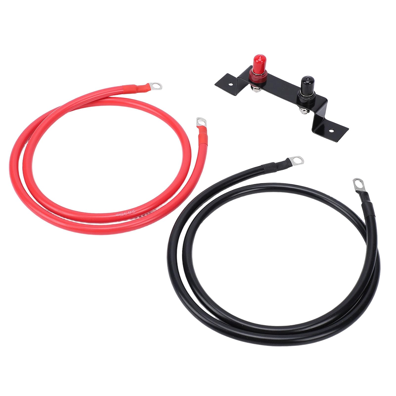 Yctze Kit de Reubicación de Poste de Salto de Batería de Terminales de Batería Remota de Coche 4AWG | Cable de cobre de 1,2 M, acceso de carga rápida, soporte a prueba de golpes para UTV ATV coche camión RV barco
