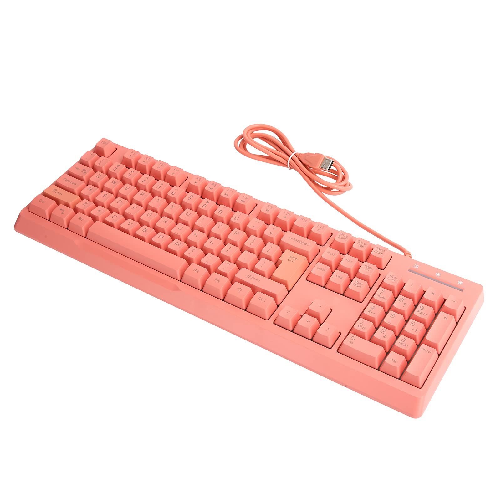 Yosoo Health Gear 104 Klawisze Przewodowa Klawiatura, RGB Podświetlana