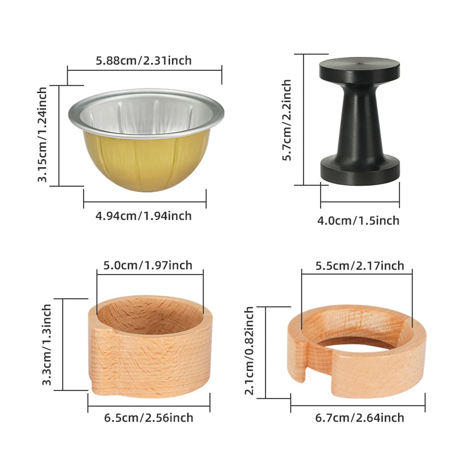 Juego de relleno de cápsulas de café, fácil de usar, accesorio de recarga de herramientas de recarga
