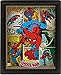 Price comparison product image empireposter - Marvel Spider-Man - Size (cm), approx. 20 x 25 - 3D Poster A4 - Description: - The 3D posters are framed in a high-quality profile frame, with hanger on the back and therefore ready to hang. -