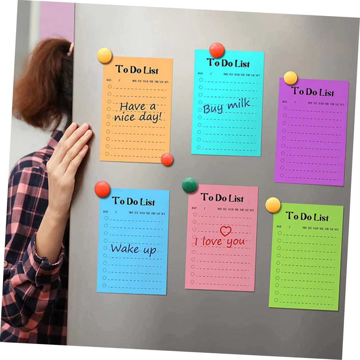 Pegatinas de Nota Autoadhesiva de Papel, 16 Libros, 50 Hojas