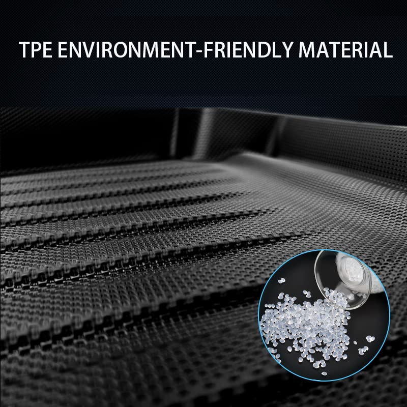 BSAITE Tapis de Coffre s’adapte pour Buick Regal 2017-2020, Housse de Coffre de Qualité Supérieure Imperméable, Antidérapant, Résistant à l'usure et Adapté aux Chiens avec Bords Surélevés