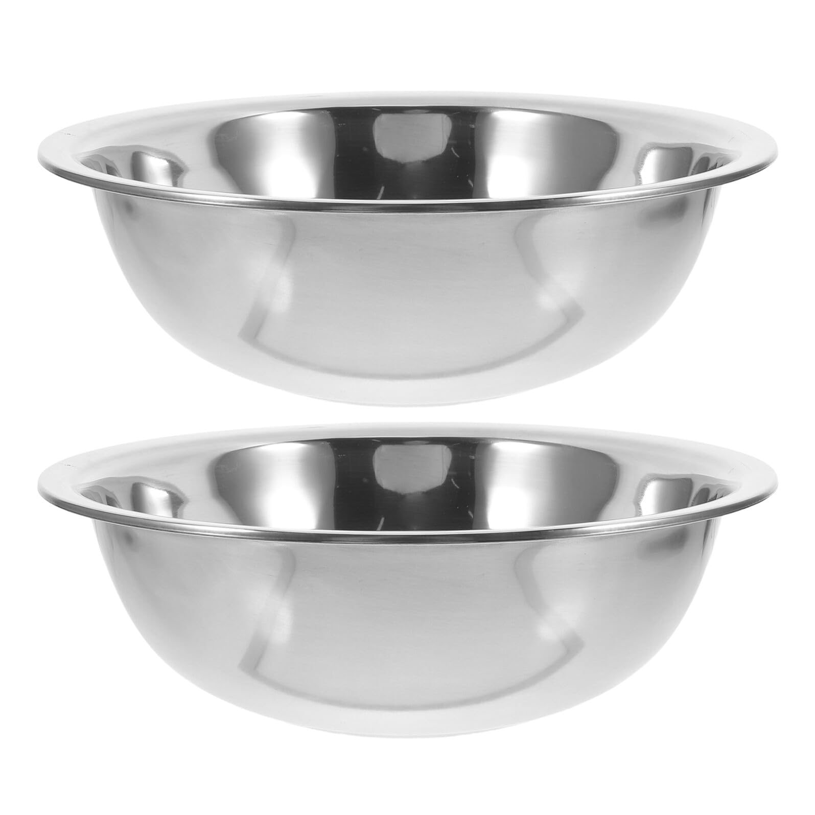 Homoyoyo Vaschetta per Pediluvio in Acciaio Inox 201 da 28 CM Set 2 Pezzi Multifunzionale Fondo Antiscivolo Contenitore per Lavare Piedi Bucato e Uso Domestico per Casa e Viaggio