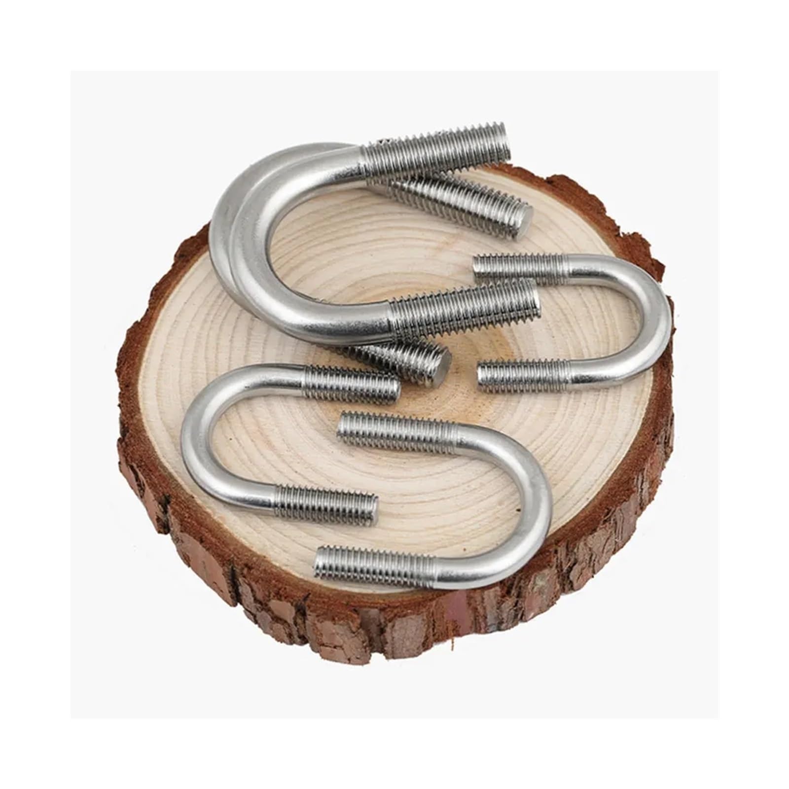 Abrazaderas en U para tornillos de fijación de tornillo para M6 M8, acero inoxidable 304, solución de fijación duradera y fiable