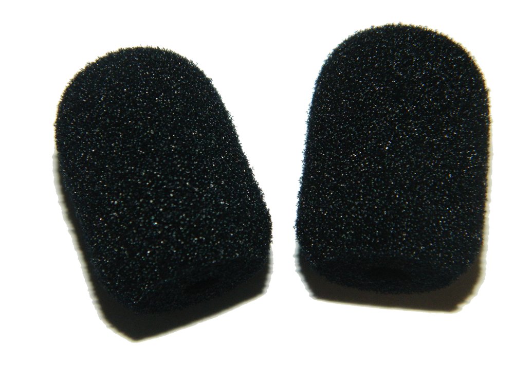 2 Pack Windtech 10378 Military High Density Small Lapel Windscreen