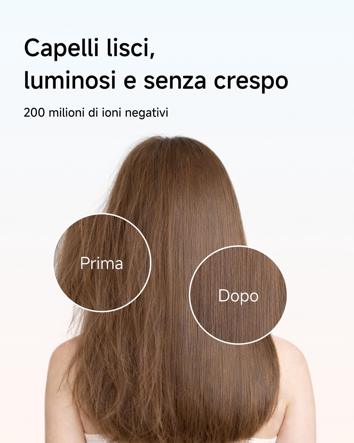 Laifen Air Pro Asciugacapelli, 299g, 115.000 rpm, 200M Ioni, Oro Sabbia