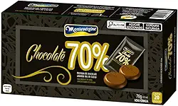 20 Pastilhas de Chocolate, 70% Cacau, Montevérgine