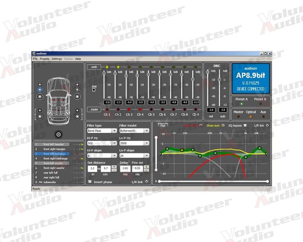 Amazon.co.jp: Audison AP8.9 ビット 8チャンネルアンプ 520W