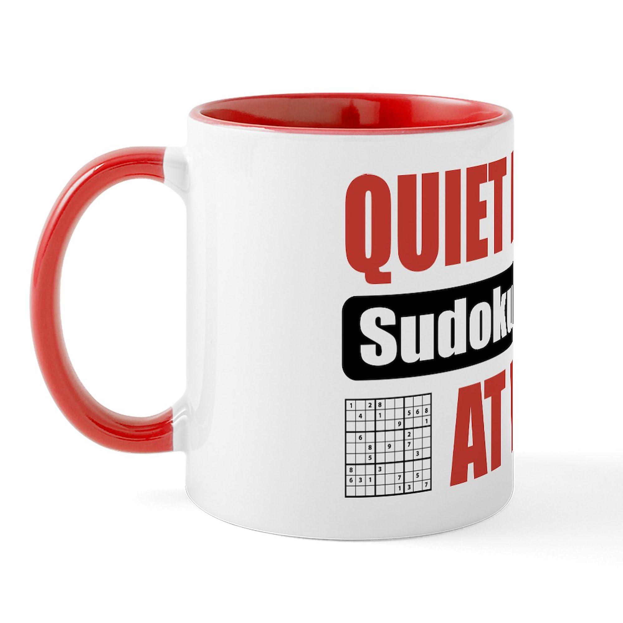 CafePress Sudoku Player Work Mug 11 oz (325 ml) Ceramic Coffee Mug