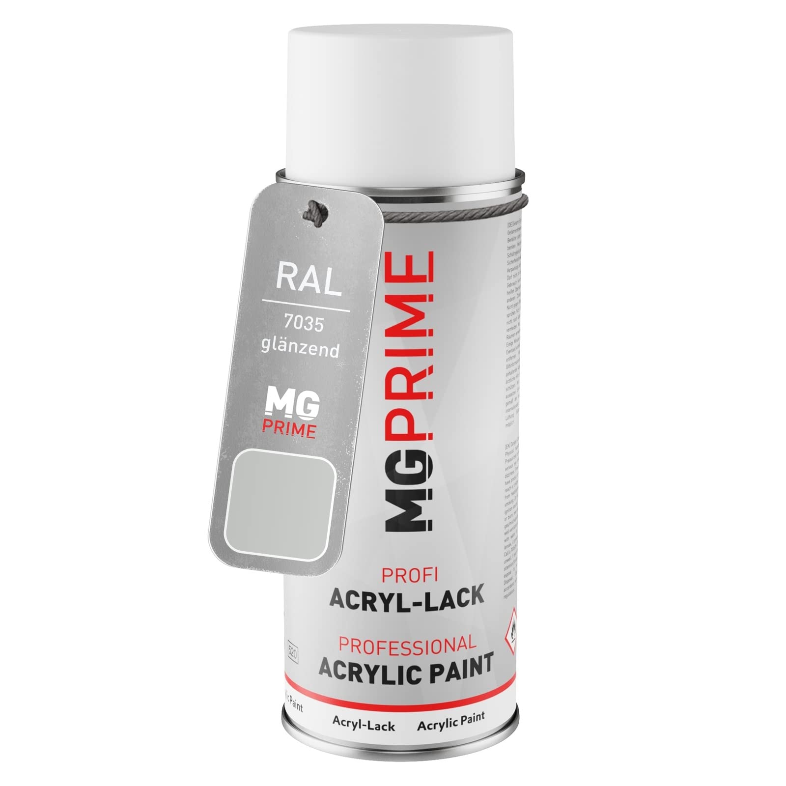 MG PRIME RAL 7035 Light grey/Lichtgrau Spray can 400 ml glossy quick-drying