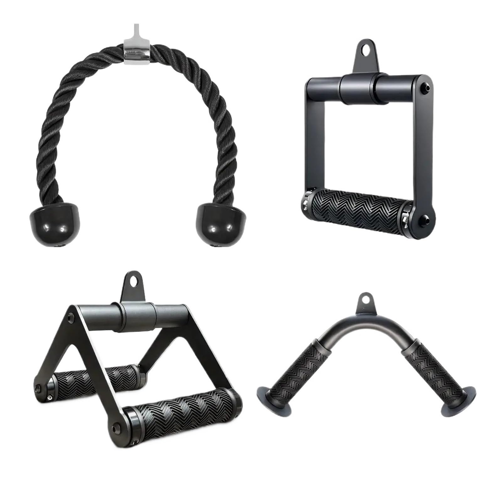 4 szt. Akcesoria do siłowni LAT Pulldown | Solidne mocowania do ściągania najszerszego pasma