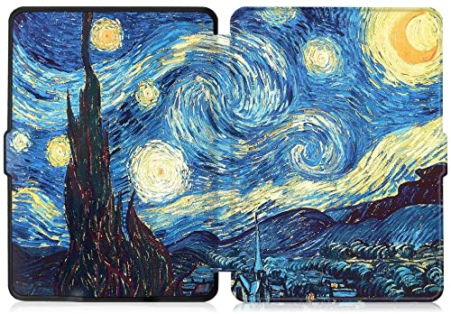 SwooK Magnetic Flip Cover case for Old Kindle Paperwhite 1 2 3 7th Gen Generation Released in 2012 2013 2014 2015 2016 New 300 PPI Versions 6" inch... - Image 4