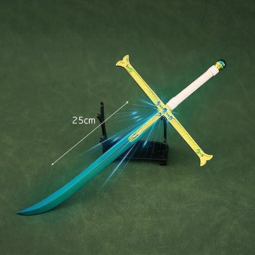 Miniatura 3 de Figura de acción de metal Drácula Mihawk de drácula de metal a escala 15, figura de acción, colección de juegos, espada, suministros de regalo,