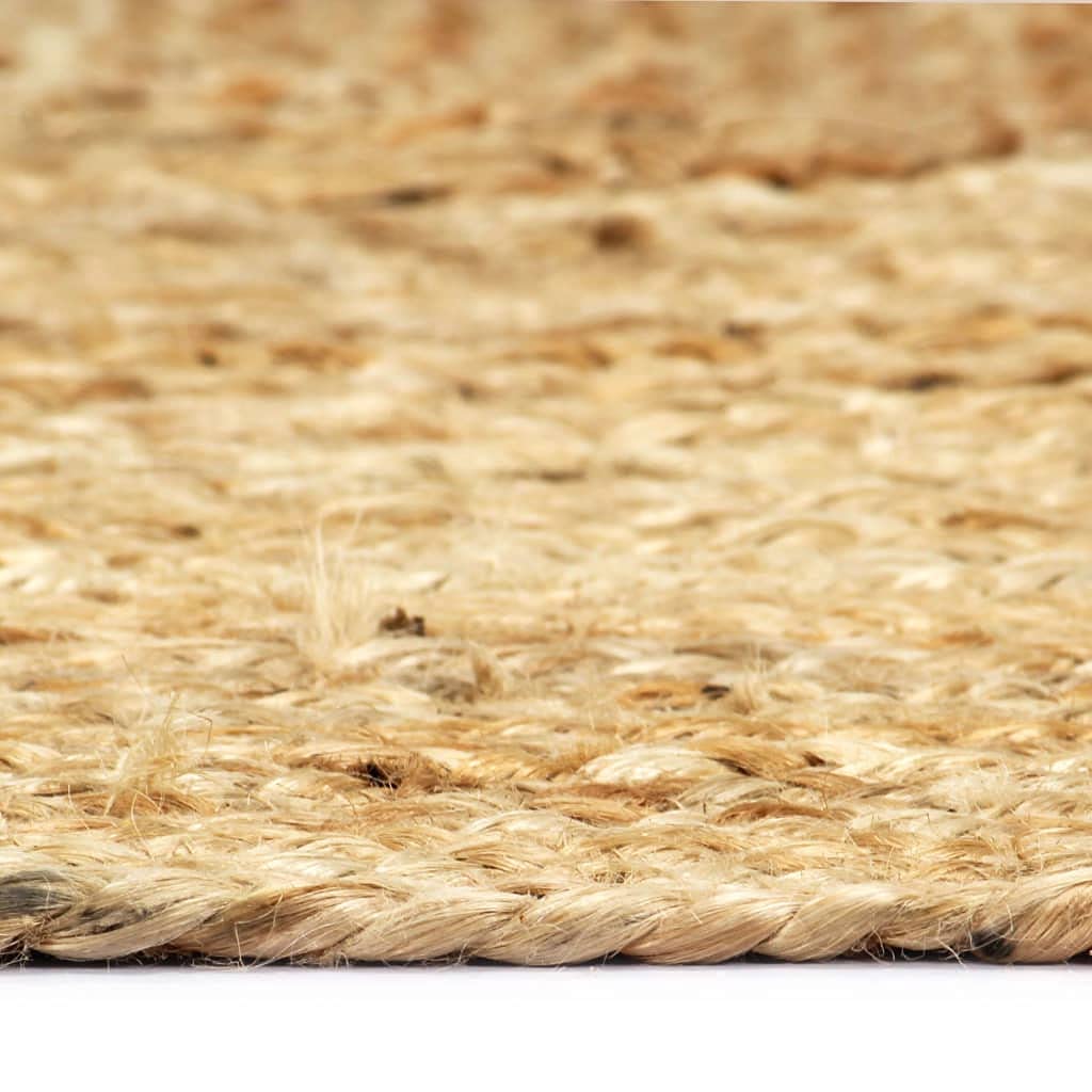 vidaXL Alfombra Hecha a Mano de Yute Natural Decoración Casa Hogar Salón Comedor Moquetas Tapiz Felpudo Estera Habitaciones Cubresuelo 80x160 cm