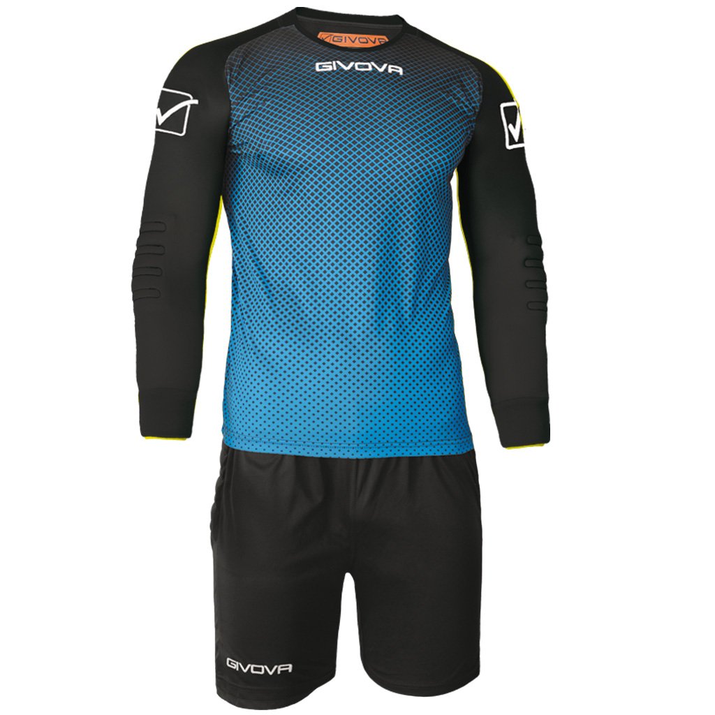 GivovaUnisex Manchester Manchester Goalkeeper Kit, Orange/Black, 3XS