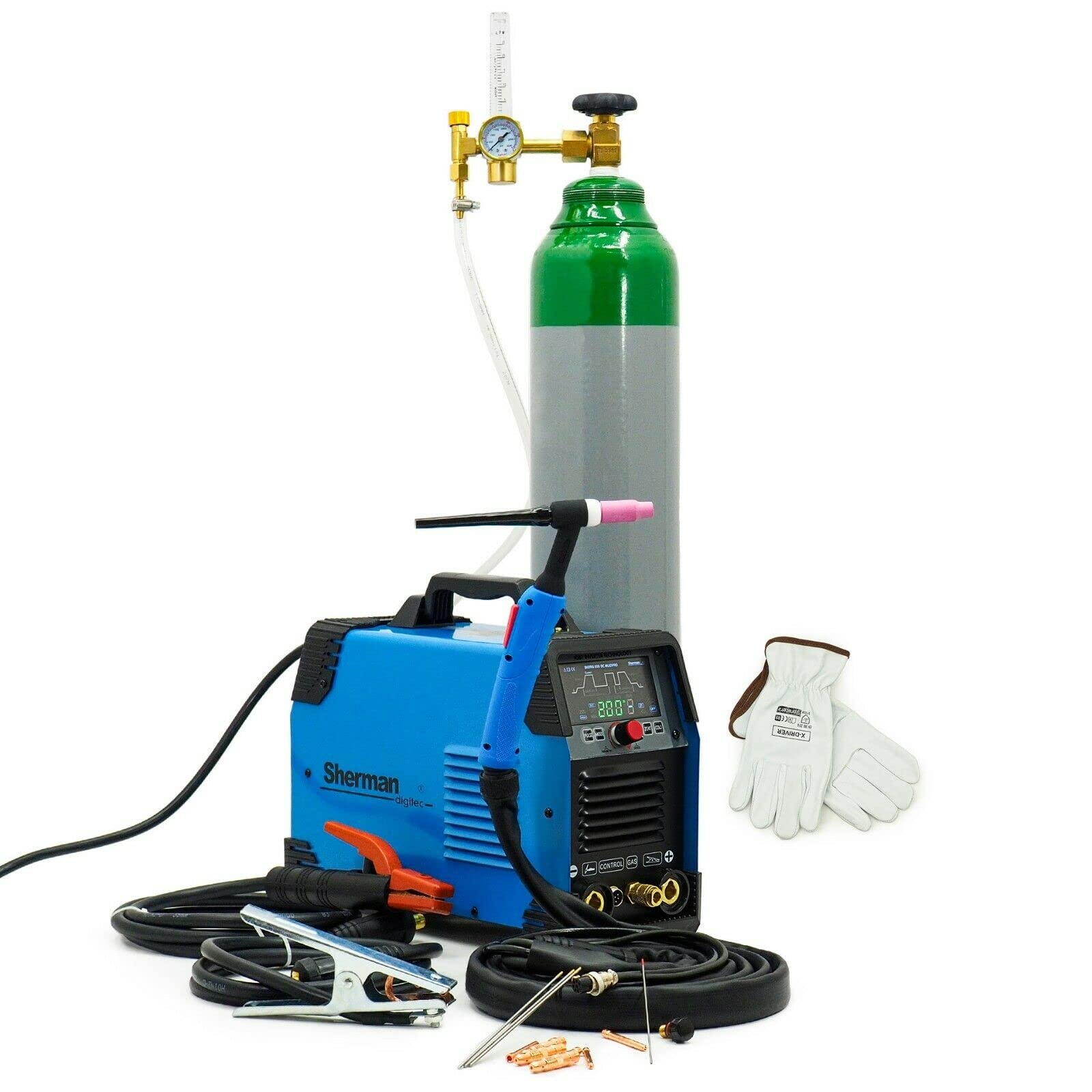 Sherman™ Digital 200DC MULTIPRO TIG - Equipo de soldadura TIG DC Pulse 200 Amp Inverter HF
