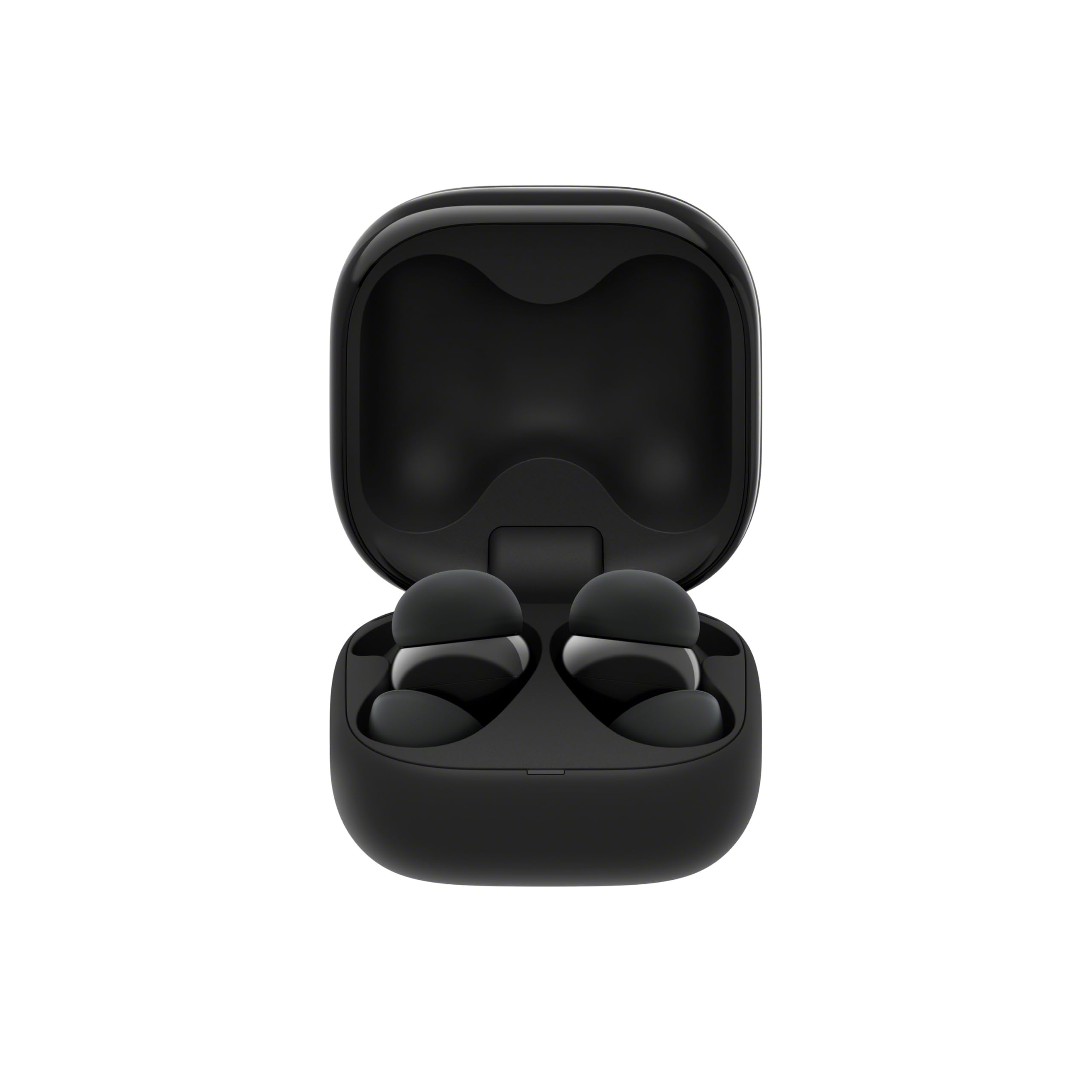 Sony LinkBuds Fit Truly Wireless Noise Canceling Earbud Kopfhörer, klein und leicht mit neu entwickelten Air Fitting Supportern, Schwarz (Generalüberholt)