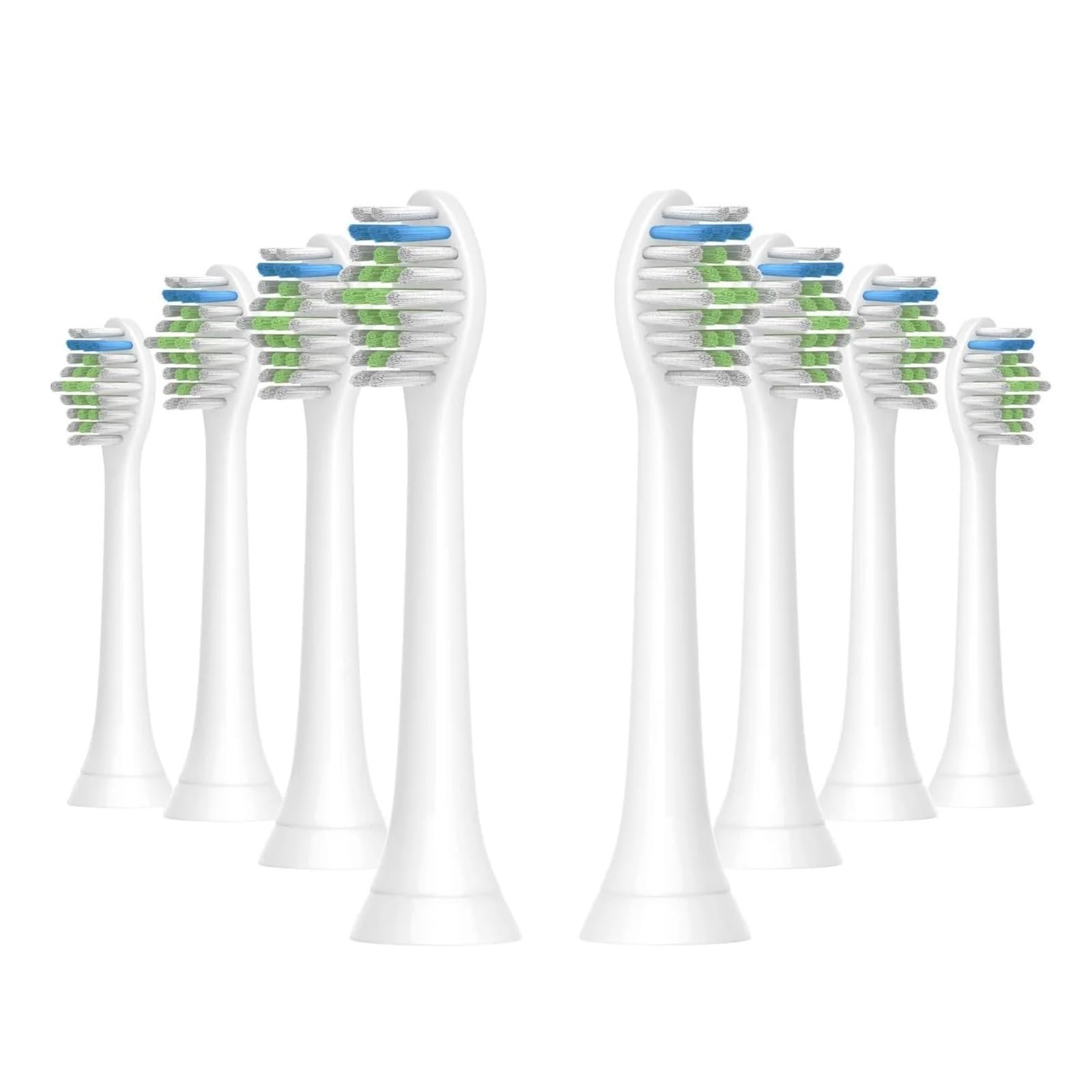 Cabezal de cepillo repuesto 4 piezas Compatible con dientes eléctrico(8pcs White)