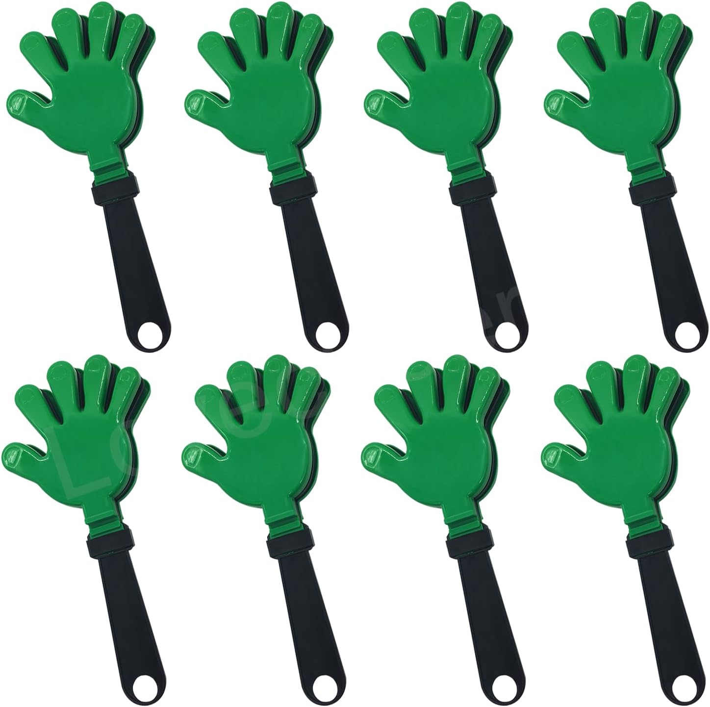 Lovecheer 8PCS Big Hand Clappers Party Noisemakers 11 inch Clapps Sporting Events Cheers for Football Basketball Birthday Gift New Year Christmas Make Noise