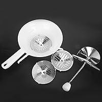 Vista 8 de Molino de alimentos de acero inoxidable con 3 discos de molienda, molino rotatorio de alimentos para salsa de tomate, puré de manzana, puré de papas