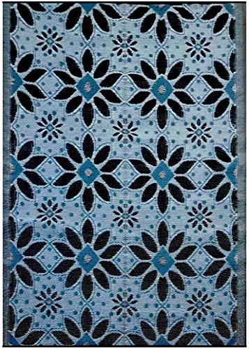 BalajeesUSA 2 Pack Outdoor Rugs Plastic Straw Patio Rugs RV Camping Reversible Mats Wholesale Price (2 Pk 5'x7') 20386