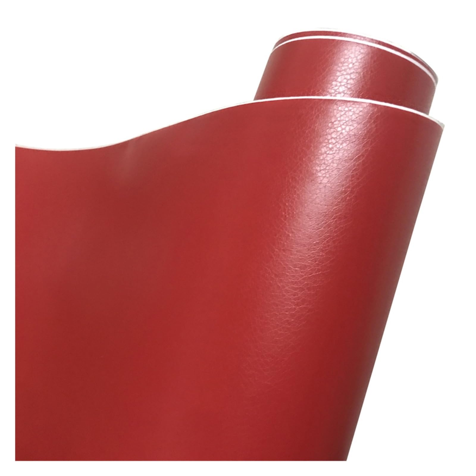 Auto Folie,Auto Folierung Schwarzes Ledermuster PVC-Klebstoff-Vinyl-Film-Aufkleber für Auto-Karosserie-Innen-Dekoration Vinyl-Wrap-Auto-Leder-Film(Red,50cm x 300cm)