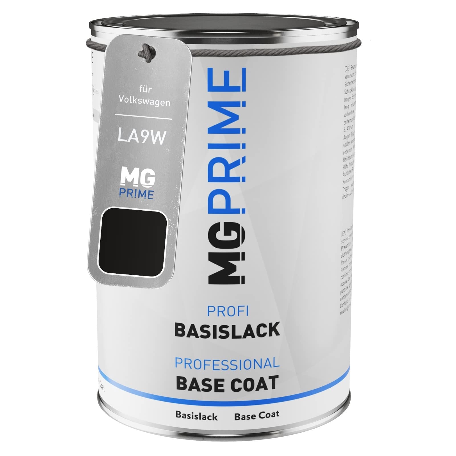 MG PRIME Car paint Can ready-to-spray for Volkswagen VW LA9W / A9W / 1K Carbon Steel Grey Metallic/Carbon Steel Metallic Base coat 1.0 litre 1000ml