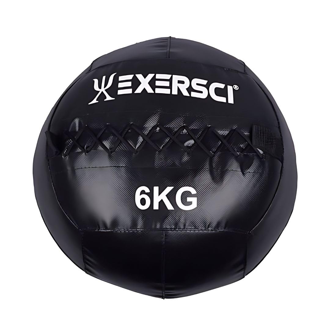 Exersci - Wall Medicine Ball - Cardio Fitness Gym Workout Exercise [2kg - 15kg] (6)