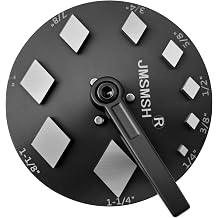 Disc Cutter Diamond Shape,Set of 9 Diamond Shape Punches,Jewelry Making Forming Pendant Punch Mold