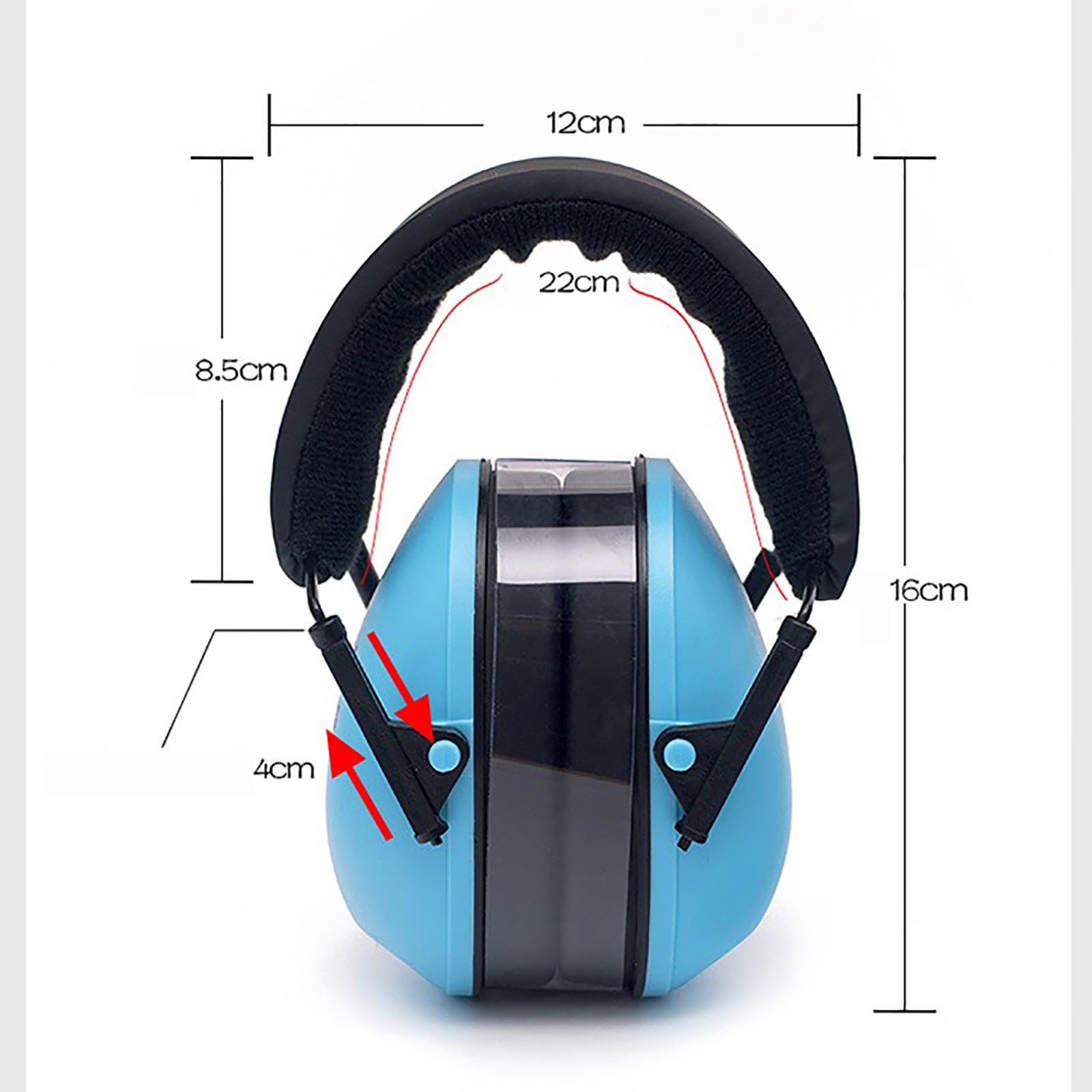 Cuffie Antirumore,Snr 34 Db Cuffie Antirumore per Ambito Lavorativo,Cuffie Antirumore Regolabili,Attenua i Rumori e Protegge l’udito, Ldeale sul Lavoro e nella Vita Quotidiana(G)