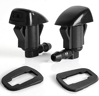 OTUAYAUTO Windshield Washer Nozzles for 2005-2016 Jeep Grand Cherokee, 2005-2013 Chevy Malibu, Pontiac G6, Saturn Aura - OEM 55372143AB Replacement Kit
