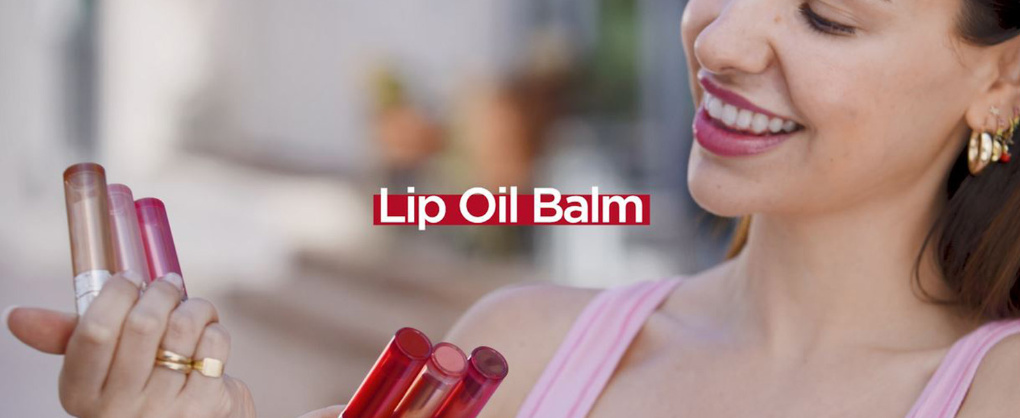 Clarins Lip Oil Balm | Nourishes, Hydrates, and Visibly Plumps | Natural Look | Sheer Finish and Shine | 99% Skincare Formula and 96% Natural Ingredients | Contains Hydrating Peptide | 0.1 Ounce