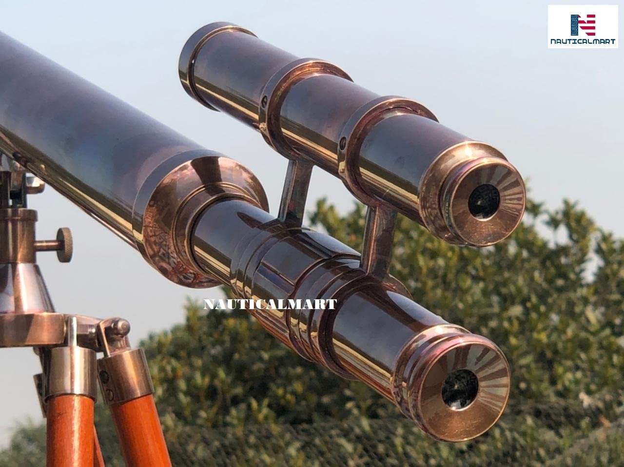 NauticalMart NM010887A Floor Standing Bronzed Griffith Astro Telescope 65"- Case Pack of 6