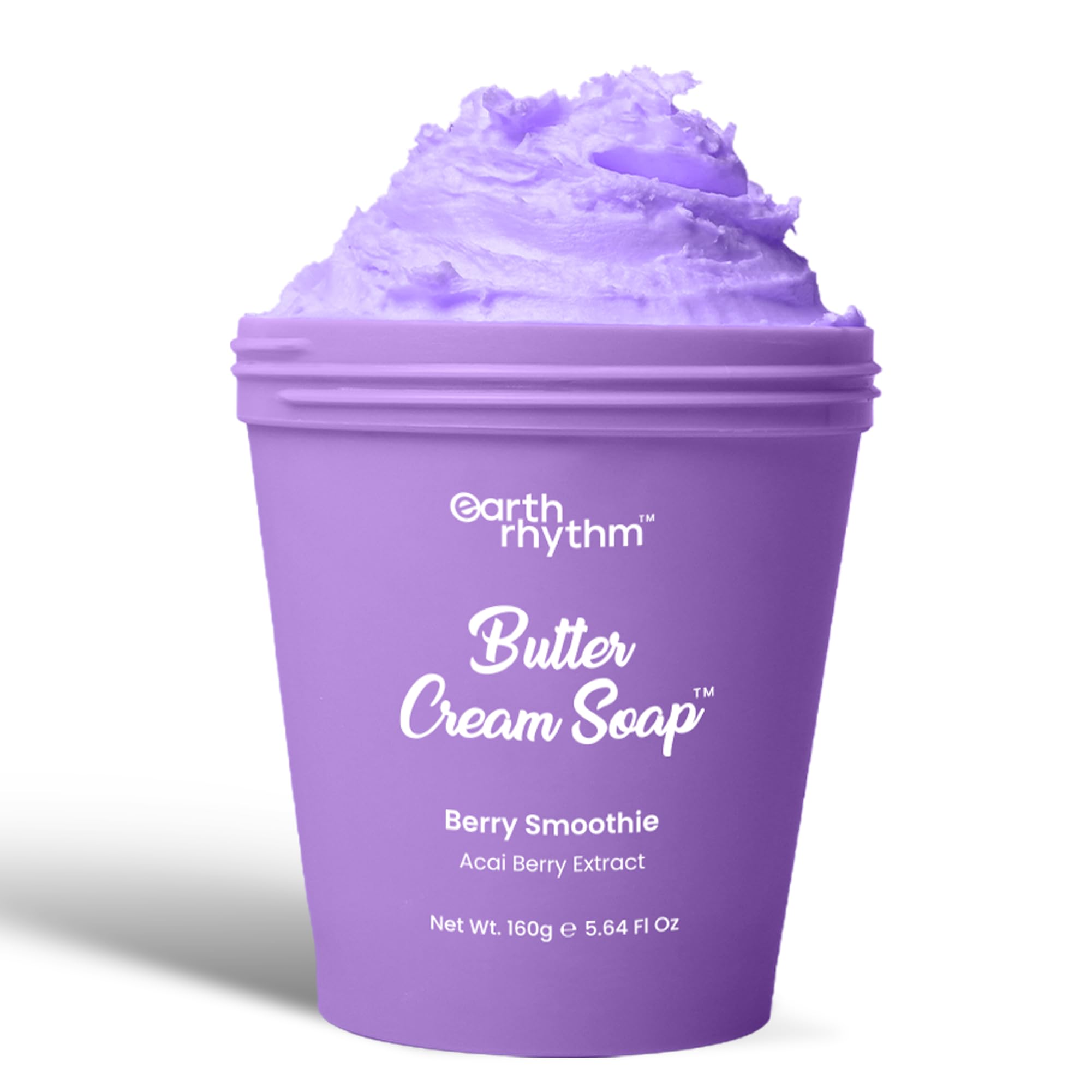 Butter Cream Soap, 48H Moisture, Gentle Cleanse, No Sulphates, No Phthalates – Berry Smoothie