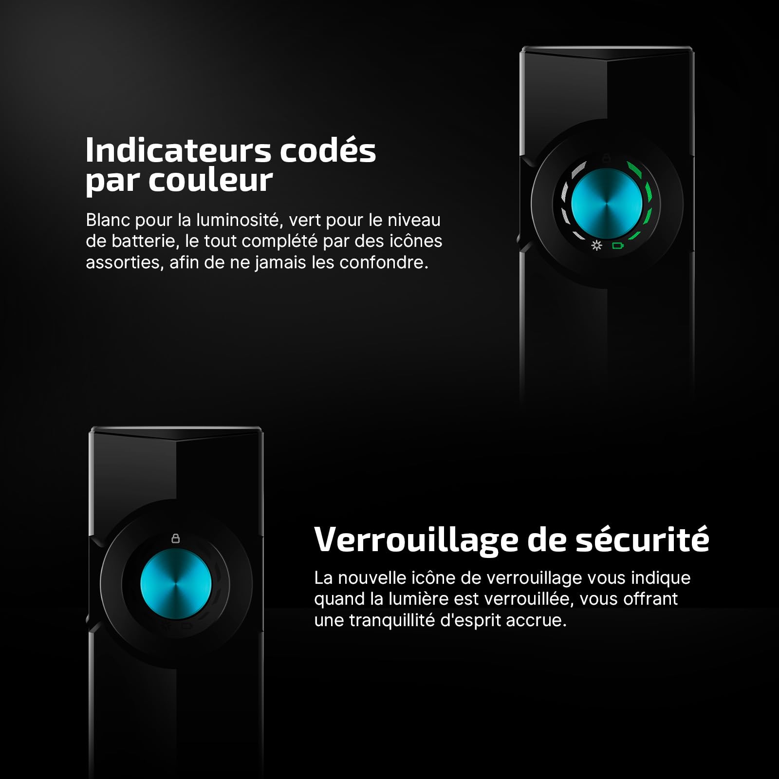 OLIGHT ArkPro Lite Petite Lampe torche, à lumière rouge pour signal SOS