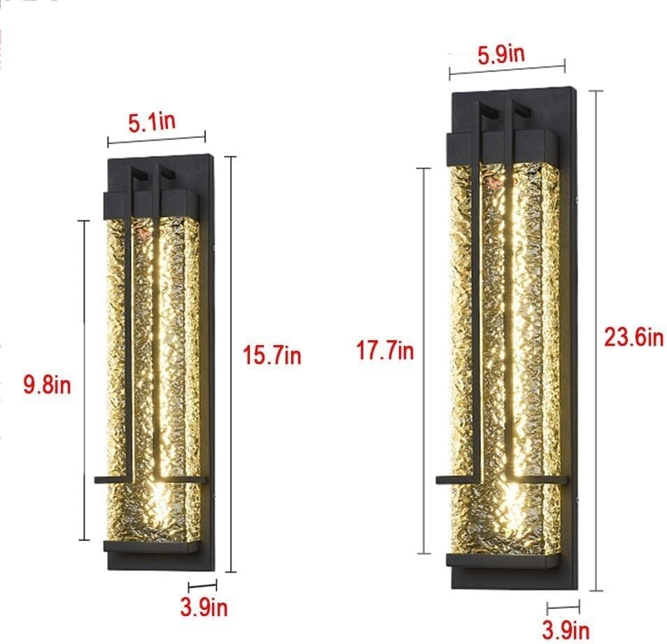 Aplique exterior LED impermeable IP65 10W de aluminio 6