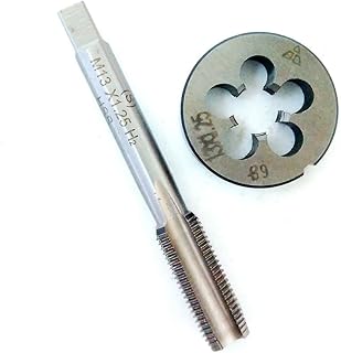 M13×1.25 HSS Metric Tap and Die Set ， Thread Tap and Round Thread Die Right Hand HSS Taper