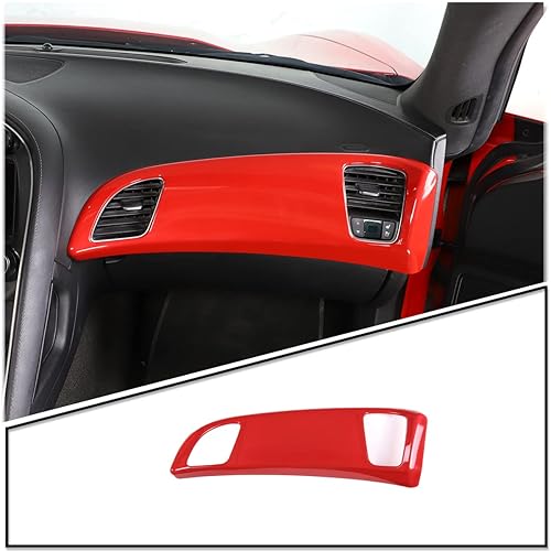 LLKUANG Marco de panel decorativo para tablero de control de coche para Chevrolet Corvette C7 2014-2019 ABS cubierta de panel de instrumentos LLKUANG Marco de panel decorativo para tablero de control de coche para Chevrolet Corvette C7 2014-2019 ABS cubierta de panel de instrumentos