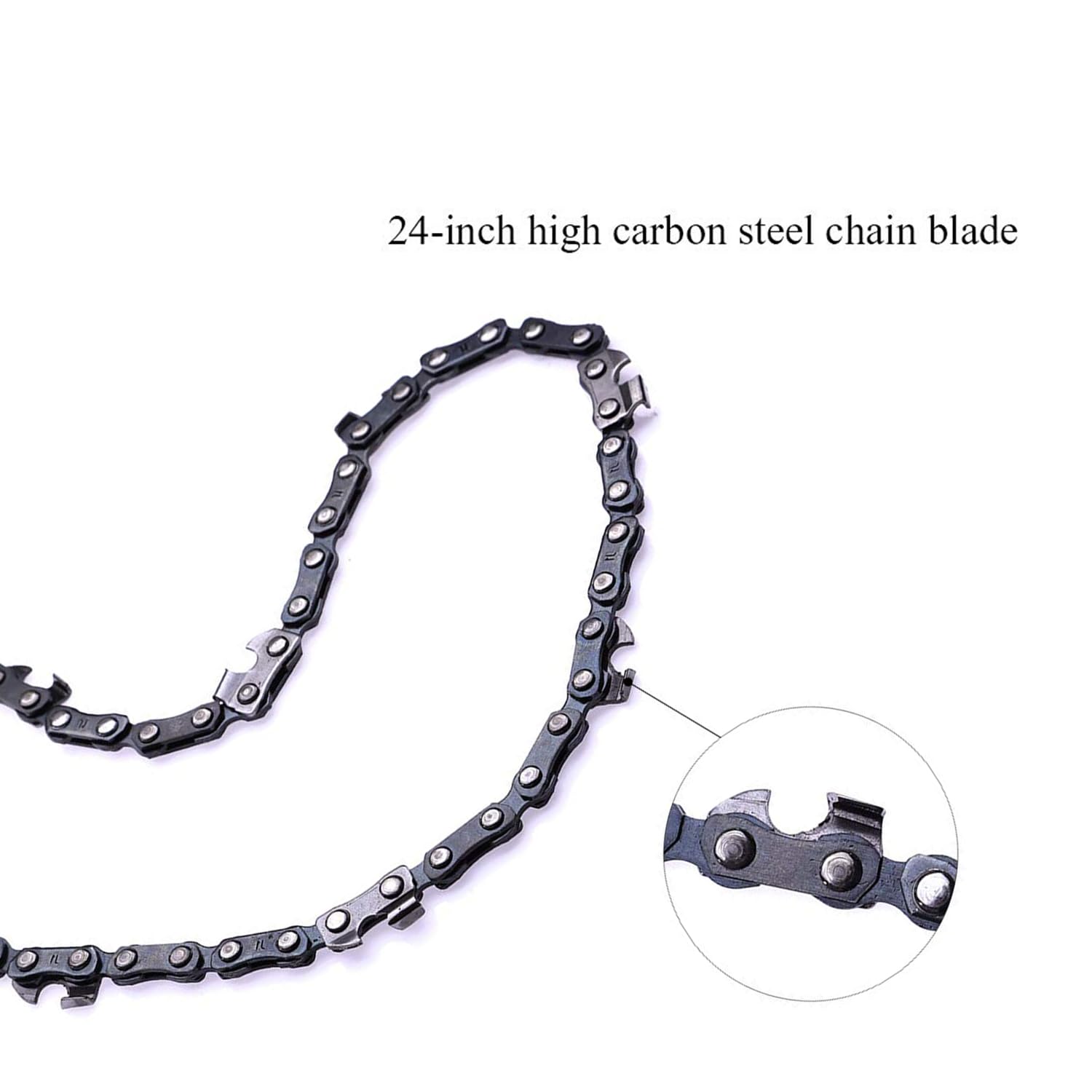 Pocket Chainsaw,24 Inch Portable Chain Saw with Handles,Compact Folding Hand Saw Tool,Rope Saw for Camping Backpacking Hiking Hunting