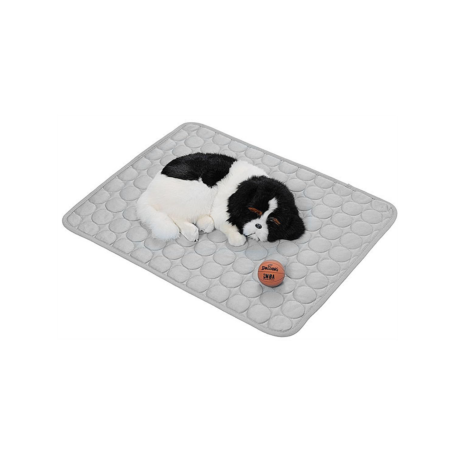 YXHZVON Alfombrilla Refrescante para Mascotas, Manta Refrigerante Perro, Cama Frio Animales Colchon Mascotas para Verano, 62 x 50 cm, M, Gris