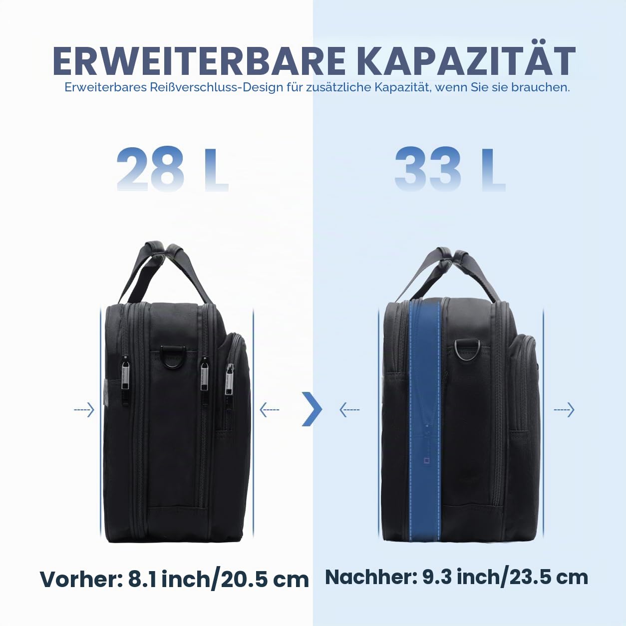 EMPSIGN Laptoptasche Laptop Aktentasche
