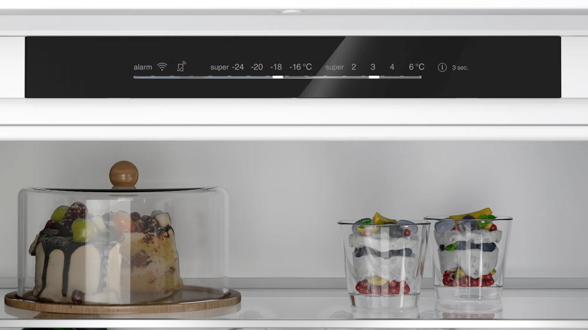 SIEMENS KB96NVSE0 - Frigorifero combinato, installazione incasso, 383 litri, no frost, classe energetica F