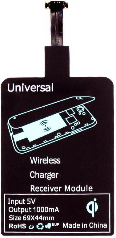 ComBot - Wireless Charging Receiver Ultra-thin Qi Universal Wireless Charger Module for Android Smartphones. (Standard Connector Middle)