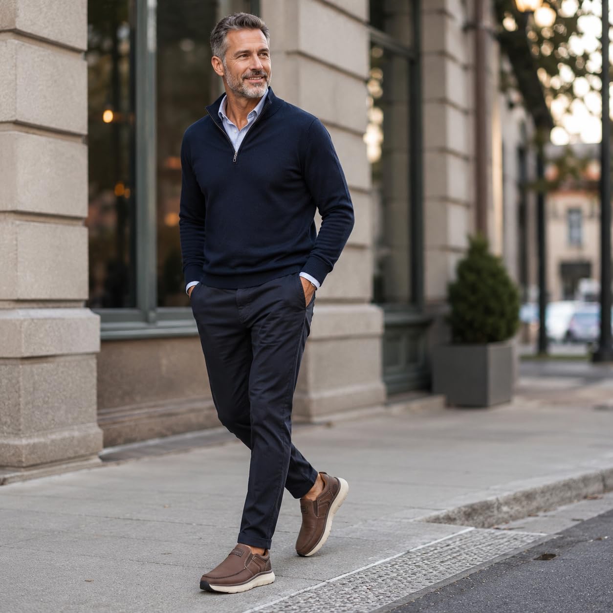Mocassini Uomo Slip On Scarpe Invernali Casual Comfort da Passeggio Lavoro Tempo Libero CMLE265392IT