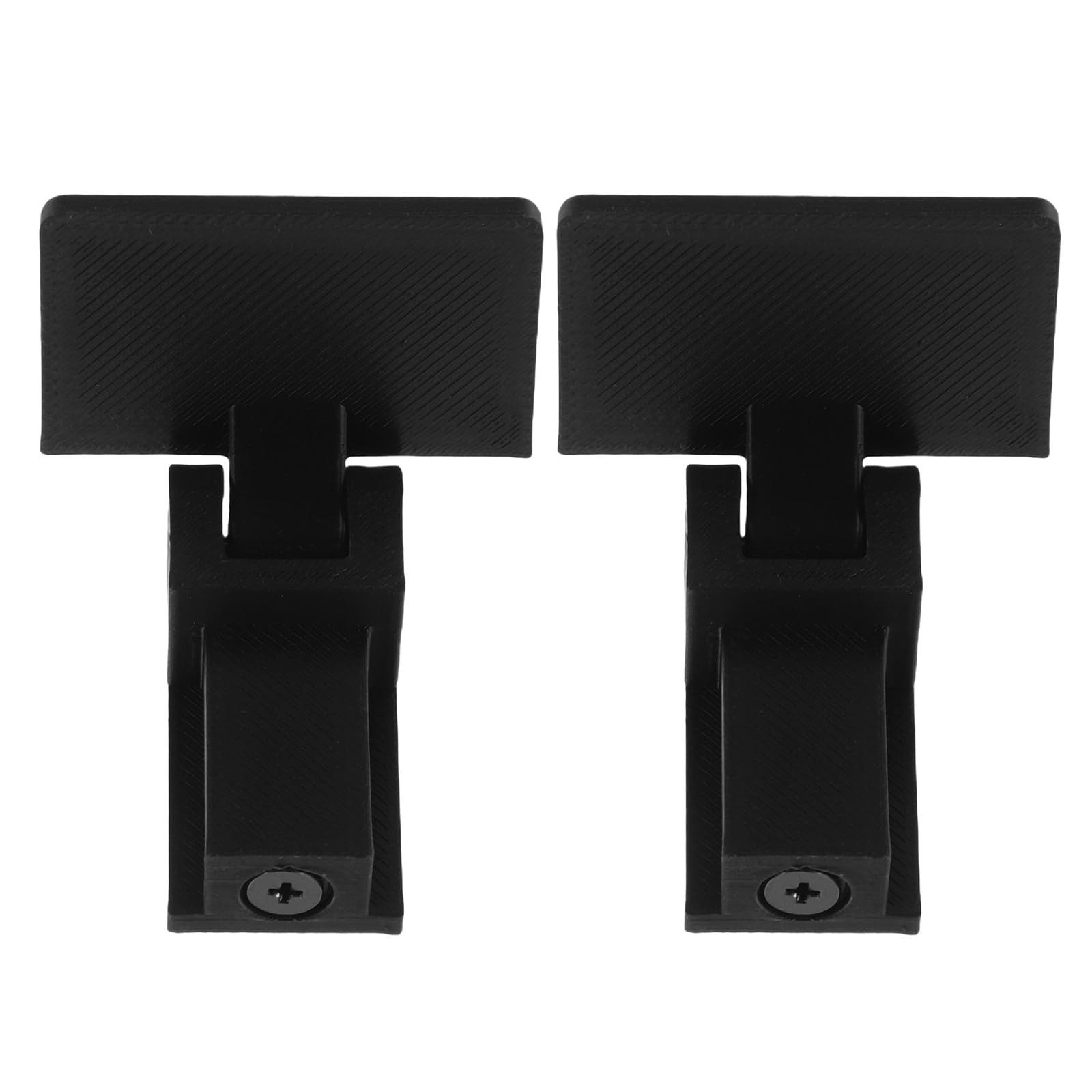 Kisangel Set 2 Pezzi Cerniere Antipolvere per Coperchio Giradischi in Plastica Resistente, Kit Riparazione senza Utensili Compatibile per Protezione Dischi Vinile e Manutenzione