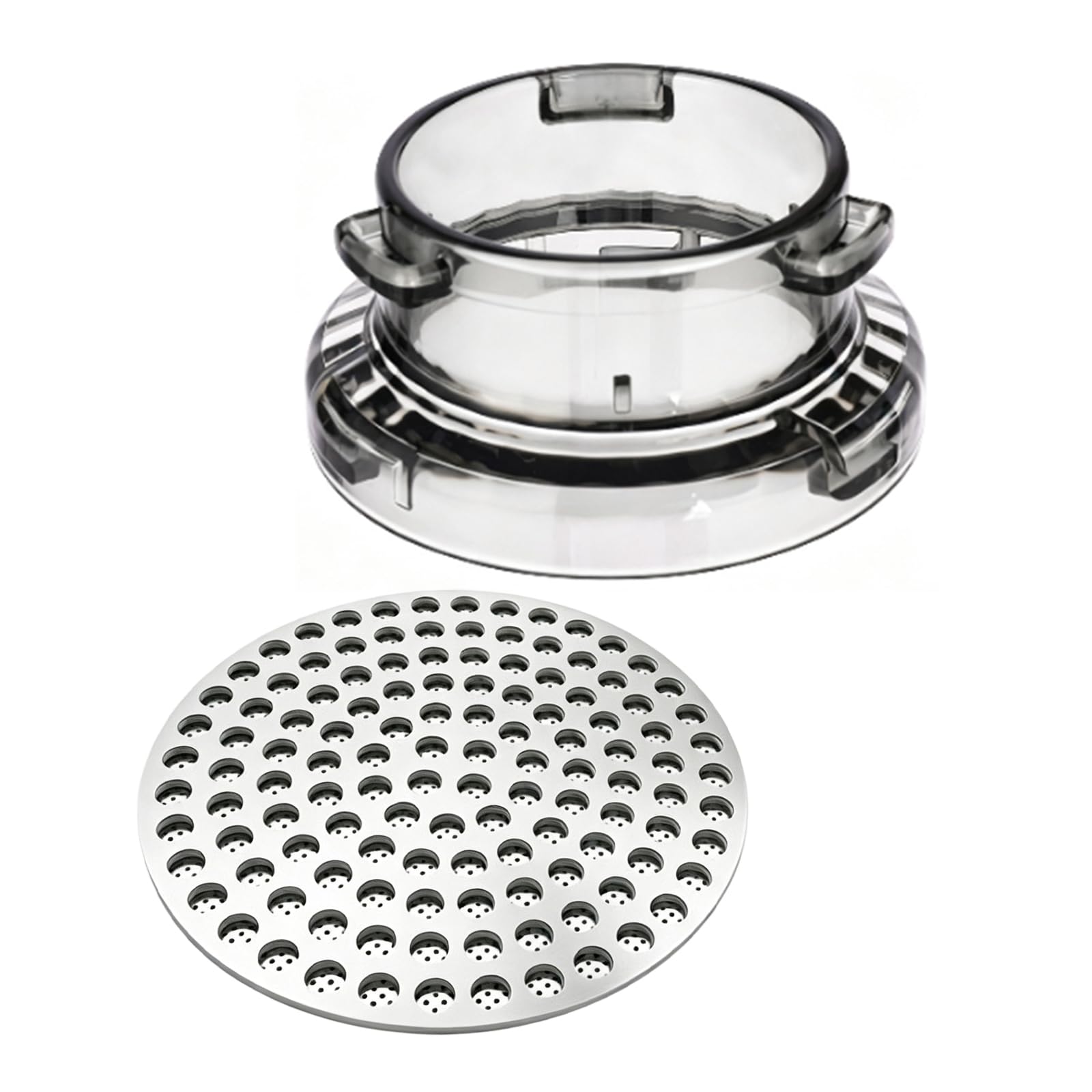 Tsophreniq Portafilter Prep Accessory Set 53mm with Dosing Funnel and Puck Screen for Tidy Home Espresso Counter Use Daily